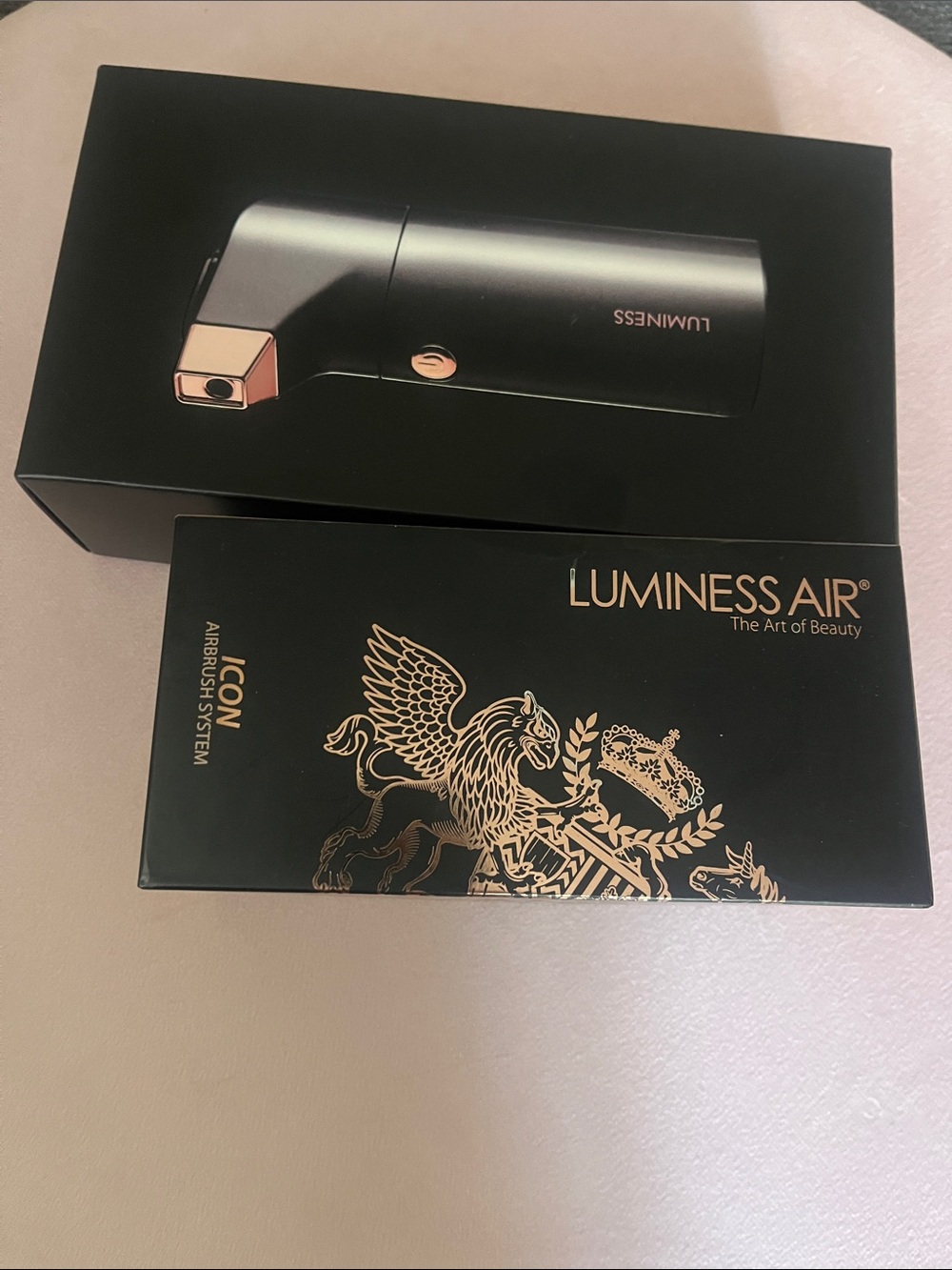 Luminess Compact Airbrush System - Black with Rose Gold Accents